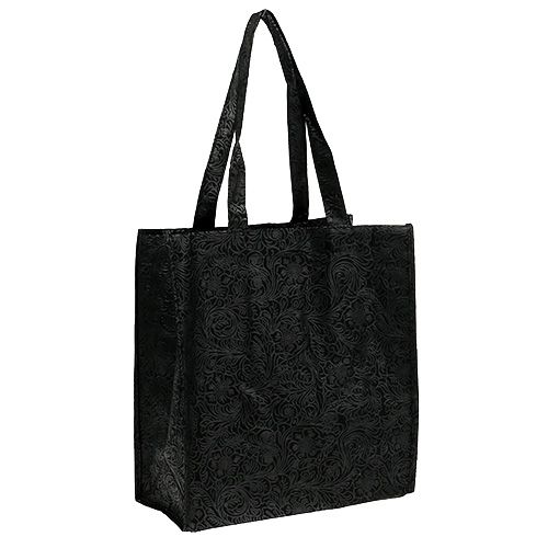 Floristik24 Gift bag black 30cm x 33cm 1pc