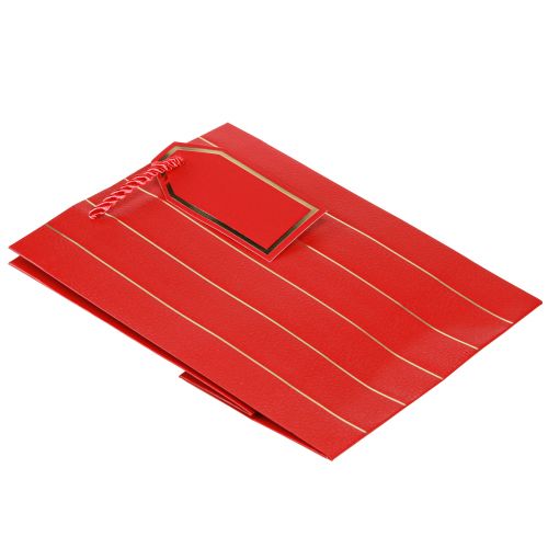 Product Gift Bag Christmas Bag Red Gold 18×10×23cm 1 pc