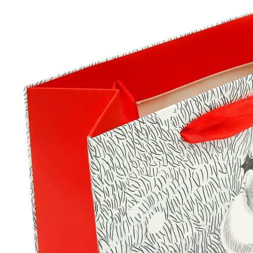 Floristik24 Gift bag Santa 24cm x18cm x 8cm