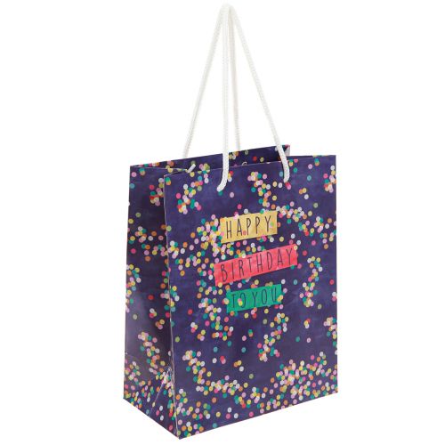 Product Gift bag birthday “Happy Birthday” paper 18×10×23cm 2pcs
