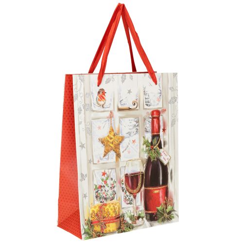 Product Christmas gift bag 8cm x 18cm H24cm set of 2