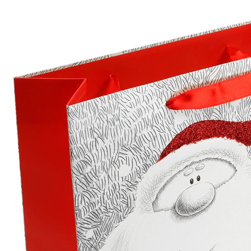 Product Gift bag with Santa 24cm x18cm x 8cm