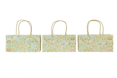 Gift bag with handles gift bag patterned 24×12×12cm 6pcs