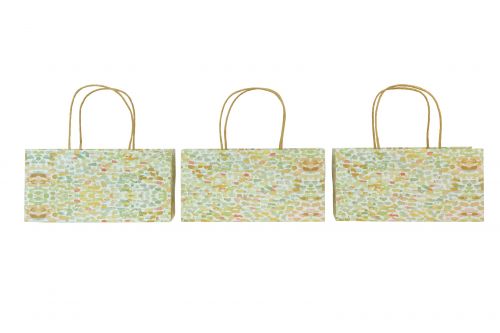 Product Gift bag with handles gift bag patterned 24×12×12cm 6pcs