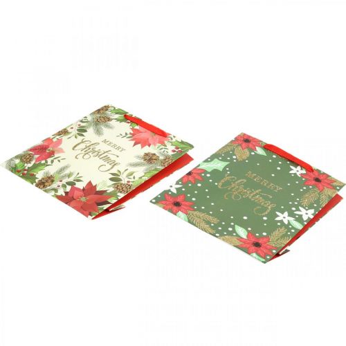 Floristik24 Gift bags Christmas gift bag Merry Christmas 32x26cm 2pcs