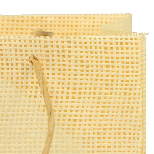 Product Gift bags woven paper vanilla orange pink 20×10×10cm 6pcs
