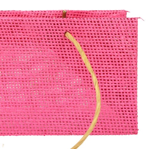 Product Gift bags with handles paper woven look colorful 20×10×10cm 6pcs