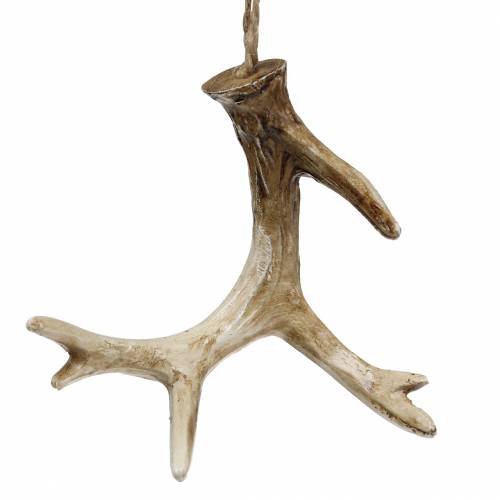 Floristik24 Christmas Pendant Decoration Antlers Christmas Tree Decoration 7cm 8 Pcs
