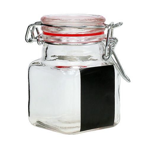 Floristik24 Spice jars with labeling field Ø4cm H7cm 4pcs