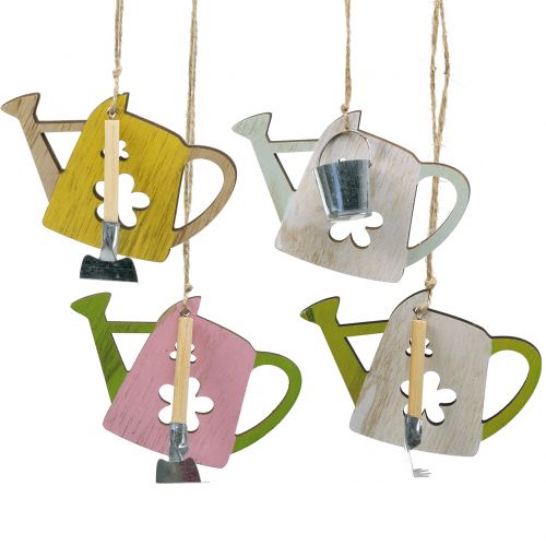 Decorative hanging watering can 9cm x 12cm 8pcs | Floristik24.co.uk