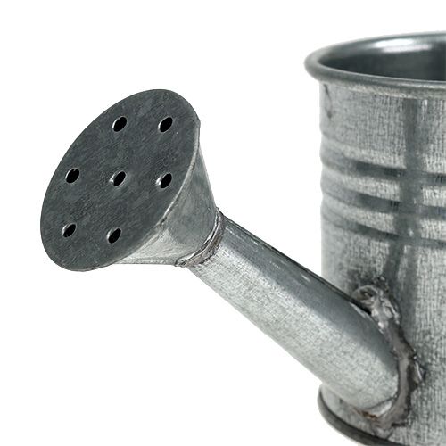 Floristik24 Watering can zinc shiny 7,5cm 8pcs