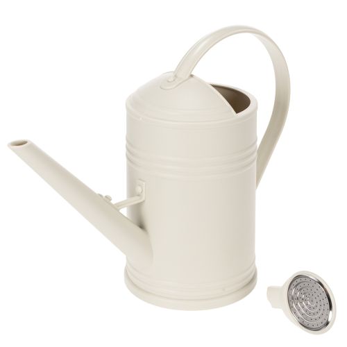 Product Watering can with removable rose head. Ideal for houseplants and balconies. White. 32cm.