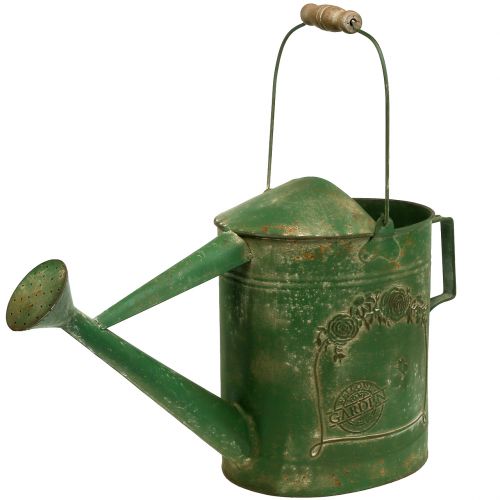Floristik24 Watering Can Zinc Green L55cm B21,5cm H49cm