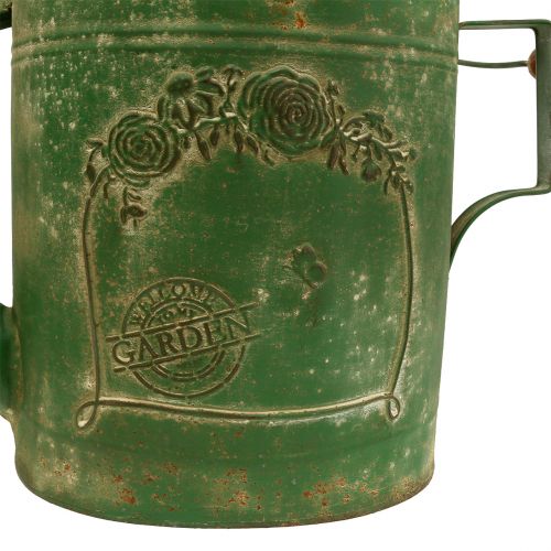 Floristik24 Watering Can Zinc Green L55cm B21,5cm H49cm