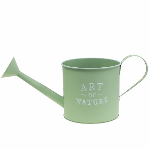 Product Flowerpot watering can mint green zinc Ø16.5cm H17cm