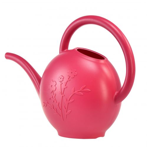Product Watering can for houseplants fuchsia motif flowers 34×24cm 1.8L