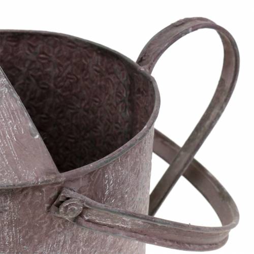 Floristik24 Decorative Watering Can Purple H15cm