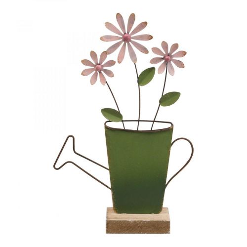 Floristik24 Watering Cans Decoration Metal Table Decoration Color Rust 23.5/24cm 2 Pcs