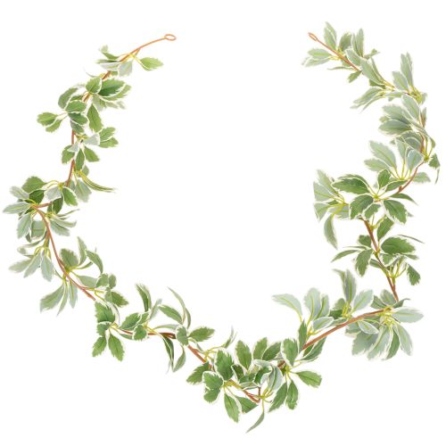 Artificial Garland with Variegated Leaves 175cm for Indoor Decoration