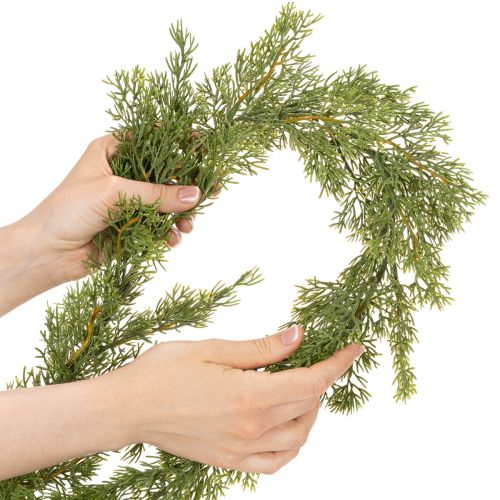Artificial Pine Garland 200cm Green for Indoor Decoration

```html
<h2>Artificial Pine Garland for Christmas Decoration</h2>

<p>
This artificial pine garland in green with a length of 200 cm is a versatile addition to your seasonal decorations. Made from | Floristik24.co.uk