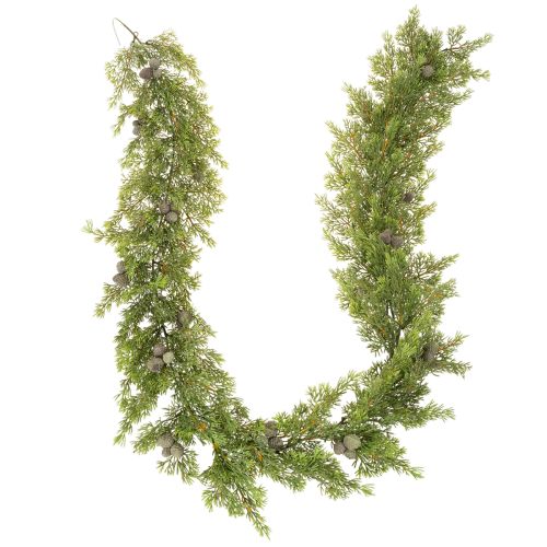 Artificial Cypress Garland with Pine Cones 180 cm for Table and Door  

```html
<h2>Artificial Cypress Garland with Pine Cones</h2>
<p>
This artificial cypress garland is 180 cm long and features a natural green colour with detailed pine cones for a reali buy online | Floristik24.co.uk