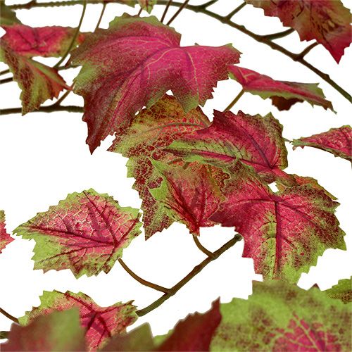 Floristik24 Garland vine leaves Pink, green 190cm