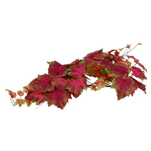 Floristik24 Garland vine leaves Pink, green 190cm