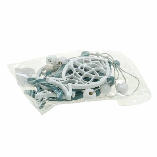 Floristik24 Decorative garland maritime fish and pearls blue white 120cm