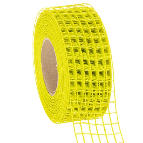 ProductName  
Yellow Mesh Ribbon 4.5 cm Wide for Decorative Crafting and Gift Wrapping  

ProductDescription  
```html
<h2>Versatile Yellow Mesh Ribbon for Home and Decorative Use</h2>  

<p>This bright yellow mesh ribbon is perfect for adding a splash of buy online | Floristik24.co.uk