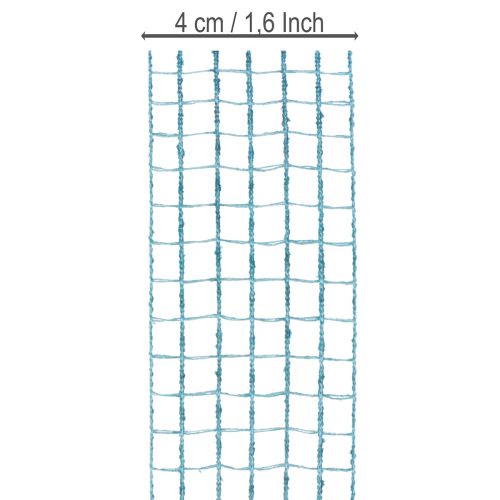 ProductName  
Blue Mesh Ribbon 4.5 cm Wide for Craft Projects – 10 m Roll  

ProductDescription  
```html
<h2>Blue Mesh Ribbon for Creative Decorations and Crafting</h2>  

<p>This blue mesh ribbon, measuring 4.5 cm in width and 10 m in length, is a versa | Floristik24.co.uk