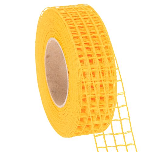 Coloured Mesh Craft Ribbons Set – 7 Rolls, 3cm x 10m, Assorted Colours | Floristik24.co.uk