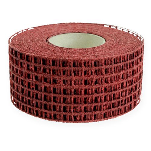Mesh tape 4.5cm x 10m Bordeaux