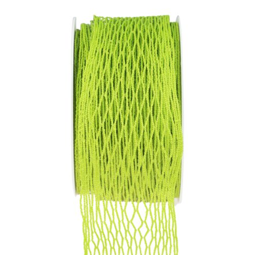 Product Mesh tape, grid tape, decorative tape, green, wire-reinforced, 50mm, 10m