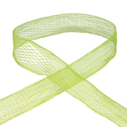 Product Mesh tape, grid tape, decorative tape, green, wire-reinforced, 50mm, 10m