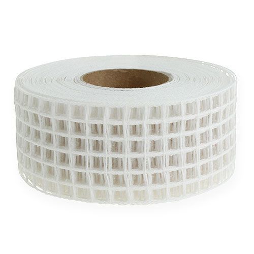 Floristik24 Grid tape 4.5cm x 10m white