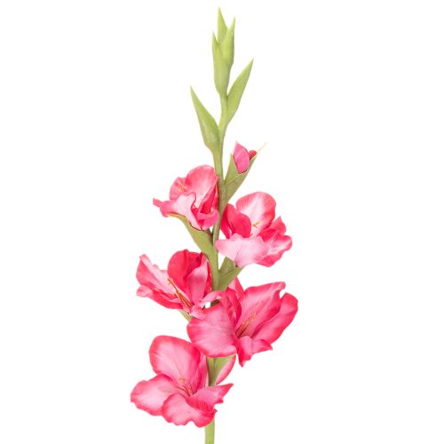 Artificial Gladiolus with Decorative Pink Blossoms, 88cm, for Indoor Use buy online | Floristik24.co.uk