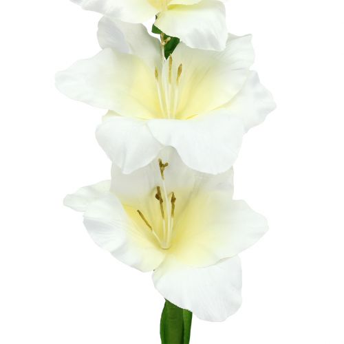 Product Gladiolus white 86cm artificial