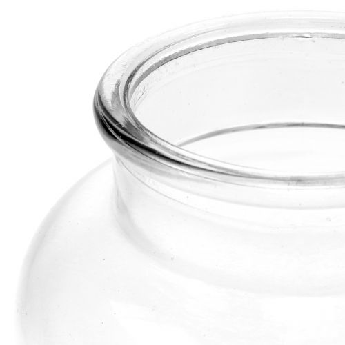 Floristik24 Glass vase Ø14cm H16,5cm