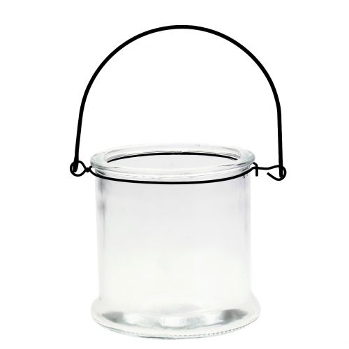 Product Glass lantern for hanging Ø12cm H12.5cm 2pcs