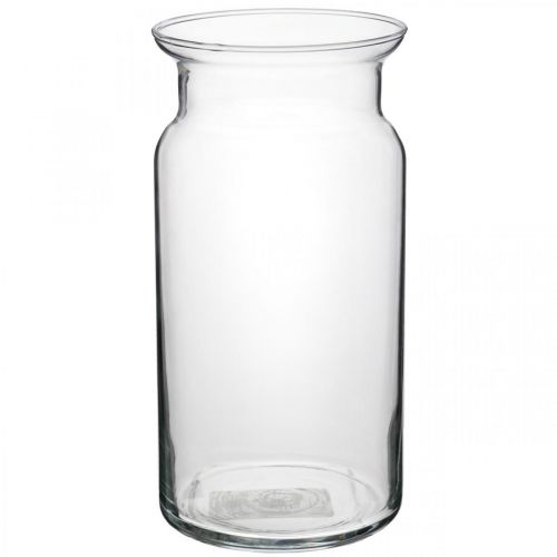 Floristik24 Glass vase Bose flower vase lantern glass jar clear H20cm