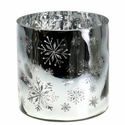 Christmas Decoration Candle jar Metallic Ø20cm H20cm