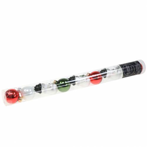 Floristik24 Christmas tree decorations Christmas baubles Snowman glass 9pcs