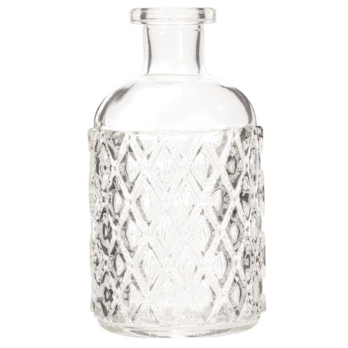 ProductName
Small Clear Glass Vase with Diamond Pattern – Set of 6, 13cm  

ProductDescription
<div>
  <h2>Small Clear Glass Vase with Diamond Pattern for Home Decor</h2>
  <p>
    This small glass vase features a beautiful diamond pattern that adds textu | Floristik24.co.uk
