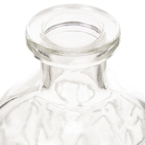 ProductName
Small Clear Glass Vase with Diamond Pattern – Set of 6, 13cm  

ProductDescription
<div>
  <h2>Small Clear Glass Vase with Diamond Pattern for Home Decor</h2>
  <p>
    This small glass vase features a beautiful diamond pattern that adds textu | Floristik24.co.uk