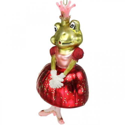 Product Frog princess, Christmas tree decorations, fairytale decorations, tree pendants, real glass H14cm 2pcs