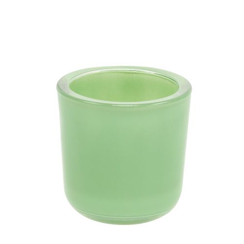 Floristik24 Glass pot Ø7,8cm H8cm Mint green