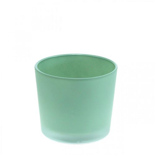 Product Glass flower pot green planter glass tub Ø10cm H8.5cm