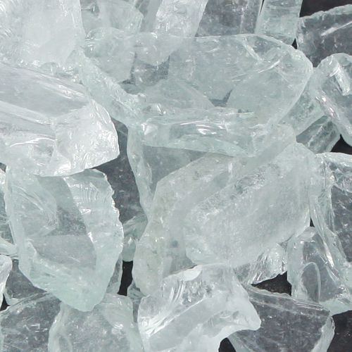Floristik24 Glass stones 25mm - 35mm natural colors 2kg