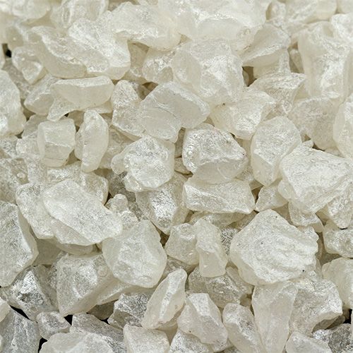 Floristik24 Glass stones 4mm - 10mm mother of pearl 2kg