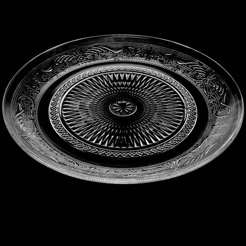 Product Glass plate antique Ø14.5cm 6pcs